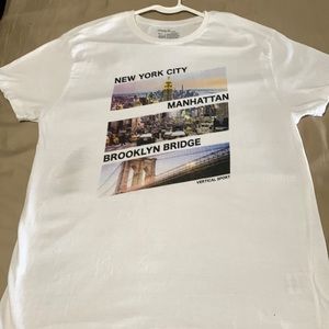 Vertical Sport white New York Print Tee shirt